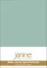 A product image with a solid light green background and a white section at the bottom containing branding and product information.
