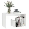 vidaXL Odkládací stolek bílý 59x36x38 cm materiál na bázi Náhled obrázku produktu 9