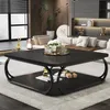 100 cm Couchtisch Quadratisch, Wohnzimmertisch, Schwarz Produktbild-Vorschau 6