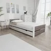 Postel IKAROS DOUBLE 90 x 200 cm, bílá/dub lanýž Rošt: S Náhled obrázku produktu 2