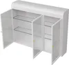3-drzwiowa szklana szafka, elegancki design, nośność 28 kg, Podgląd zdjęcia produktu 8
