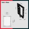 KOTARBAU® Drzwiczki rewizyjne 15x20 cm Klapa rewizyjna Podgląd zdjęcia produktu 7