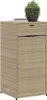 vidaXL Gartenschrank Beige 55x55x111 cm Poly Rattan Produktbild-Vorschau 4