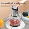 AIORBER Robot de cuisine 4 vitesses avec bol en verre, Voir les images du produit 6