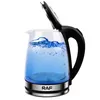 Glas Wasserkocher LED Edelstahl Teekocher 1,7L 2200W BPA Produktbild-Vorschau 2