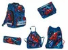 Schulranzen Set Marvel Spider-Man dunkelblau/rot 5 Teile Produktbild-Vorschau 1