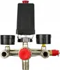 A product shot of an air compressor pressure switch with two gauges. Produktbild-Vorschau