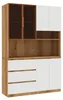 Merax : armoire de cuisine avec vitrine, éclairage LED, 3 Voir les images du produit 11