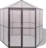 vidaXL Skleník hliníkový 240 × 211 × 232 cm Náhľad obrázku produktu 1