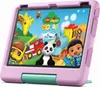 A pink tablet case with a colorful screen displaying a LEGO Duplo World game. Produktbild-Vorschau