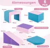 COSTWAY Ensemble de 6 blocs à grimper, jouet d'escalade Voir les images du produit 2