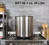 Beeketal Gastro Edelstahl Kochtöpfe Kochtopf BKT-50 - ca. Produktbild-Vorschau 3