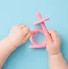 Akuku Beißring Baby KinderBeißring SilikonBeißring Rosa Produktbild-Vorschau 9