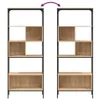 VidaXL 839004, Dąb, Metal, Drewno, 20 kg, 760 mm, 330 mm Podgląd zdjęcia produktu 9