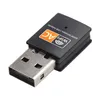 A close-up shot of a black Wi-Fi USB adapter on a white background. Produktbild-Vorschau
