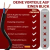 100m Kunststoffschlauchleitung H05VV-F2x0,75Schwarz Produktbild-Vorschau 3