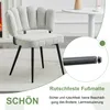 5-tlg. Essgruppe Rund Ø107cm Esstisch in Nussbaum-Optik & 4 Produktbild-Vorschau 5
