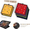 Plateau de puzzle pliable avec 6 tiroirs colorés, table de Voir les images du produit 7