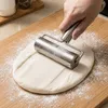 Doppel‑Teigroller aus Edelstahl, Teigwalze zum Ausrollen Produktbild-Vorschau 5