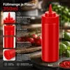 4 Saucenspender Quetschflasche Dosierflasche Ketschup Senf Produktbild-Vorschau 9