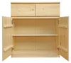 Sideboard Holzkommode mit 2 Schubladen u. 2 Türen Kiefer Produktbild-Vorschau 8