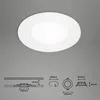 LED vestavné svítidlo, Ø 8,6 cm, 3 W, bílé, Briloner Náhled obrázku produktu 5