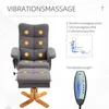 HOMCOM Relaxsessel Massagesessel mit Fußhocker Produktbild-Vorschau 4