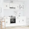 vidaXL 8-tlg. Küchenschrank-Set Kalmar Weiß Holzwerkstoff Produktbild-Vorschau 3