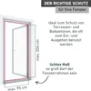 Insektenschutz Windhager EXPERT Pendeltür anthrazit 100x210 Produktbild-Vorschau 8