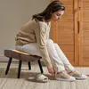 Hocker für Loungesessel Patchwork Sessel Ohrensessel Produktbild-Vorschau 7