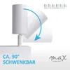 GU10 Deckenleuchte ProSpot 866-6-WH – 6-flammig, Aluminium, Produktbild-Vorschau 5