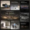 A collage of marketing images showcasing various features of a robot vacuum cleaner. Produktbild-Vorschau