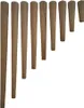 HOOZ 4x Möbelfüße Holz Dunkel 35 cm Produktbild-Vorschau 1