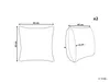 BELIANI Dekokissen 2er Set Hellgrün Baumwolle 45 x 45 cm Produktbild-Vorschau 7