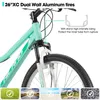 Hiland 26 Zoll Damen Mountainbike, 18 Gänge Federgabel MTB Produktbild-Vorschau 3