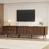 Merax TV-Schrank mit 2 Schubladen und 2 Rolltüren, Produktbild-Vorschau 4