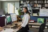 925 Ergonomische Vertikale Maus (Schwarz) Produktbild-Vorschau 3