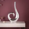 riess-ambiente Moderne Vase WAVE 47cm silber Aluminium Produktbild-Vorschau 1