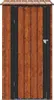 vidaXL Casetta da giardino marrone 103 x 74 x 200 cm in Anteprima dell’immagine prodotto 5