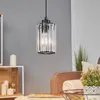ZMH Závesná lampa jedálenský stôl jednožiarovková čierna Náhľad obrázku produktu 6