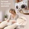 Oreiller ELONEO pour dormir sur le côté avec housse, Voir les images du produit 5