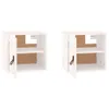 vidaXL Armadi a muro 2 pz. Bianco 31,5x30x30 cm in legno di Anteprima dell’immagine prodotto 14