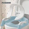 2-in-1 Toilettensitz Kinder mit Treppe,Toilettenaufsatz Produktbild-Vorschau 7
