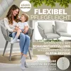 tillvex® Gartenstuhl 2er Set Wetterfest mit Armlehne | Produktbild-Vorschau 6