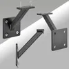 SOTECH Handlaufhalter Vector Stahl schwarz – eckig, 45°, 58 Produktbild-Vorschau 2