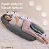 ELONEO Seitenschläferkissen mit Bezug, Stillkissen, Produktbild-Vorschau 8