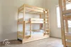 Etagenbett 4 Plätze 90X190 holz ABC - Honig Produktbild-Vorschau 4