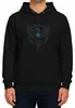 Sudadera con capucha uni, diseño "Vikingo Rabe", con runas Vista previa de la imagen del producto 2