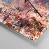 Wanduhr - Quadrat - Glasuhr - Graffiti modern - 30x30cm - Produktbild-Vorschau 5