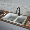 GRANMASTER Siphon Küchenspüle Manuelle 2-Kammer Produktbild-Vorschau 2